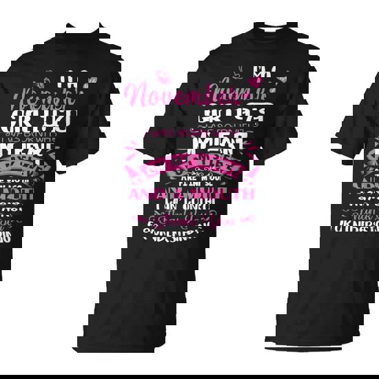I'm A November Girl 1979 40th Birthday Gift T-Shirt I'm A November Girl 1979 40th Birthday Gift T-Shirt