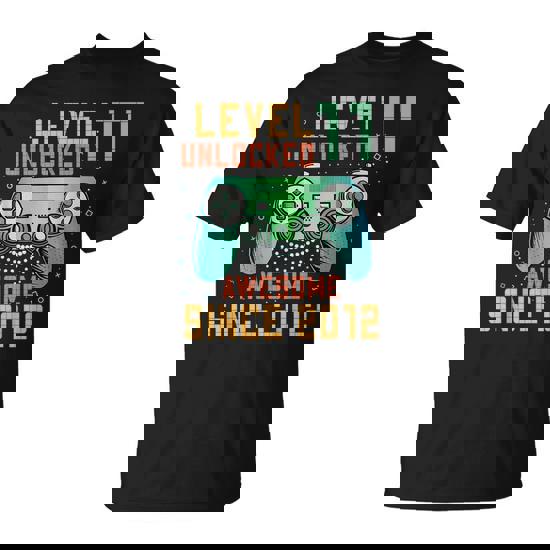 Level 11 Unlocked-11th Birthday Boy Dabbing Shirt Gift Gamer Level 11 Unlocked-11th Birthday Boy Dabbing Shirt Gift Gamer