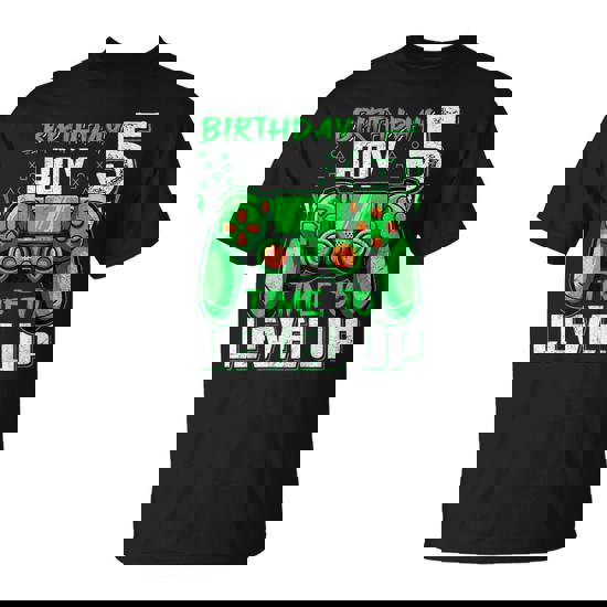 Level 5 Birthday Shirt 5 Years Old Video Games Gift For Boys T-Shirt Level 5 Birthday Shirt 5 Years Old Video Games Gift For Boys T-Shirt