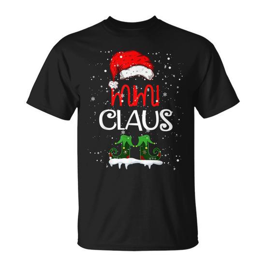 Mimi Claus Christmas Cute Santa Family Matching Pajamas T shirt Seseable UK