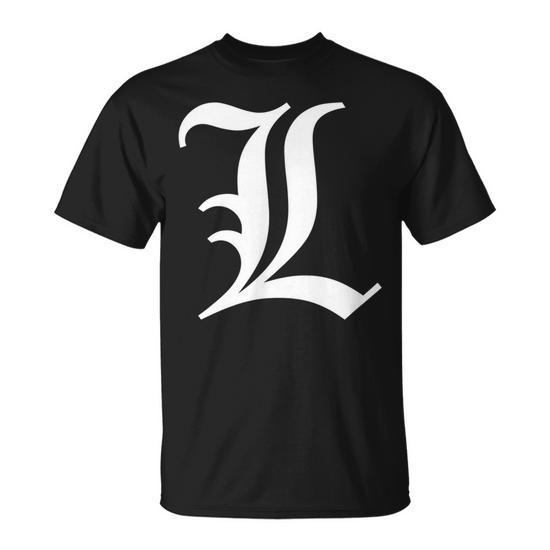 Old English Letter L Unisex T-Shirt - Seseable