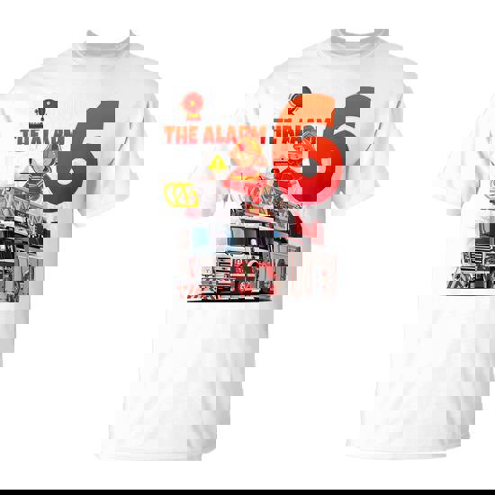 Kids Fire Truck 6th Birthday T Shirt Boy Firefighter 6 Year Old Kids Fire Truck 6th Birthday T Shirt Boy Firefighter 6 Year Old