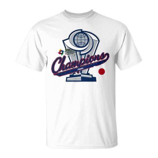 2023年野球ワールドクラシック チャンピオンTシャツ XL World Baseball Classic 2023 Team Japan Champion Trophy T Unisex T