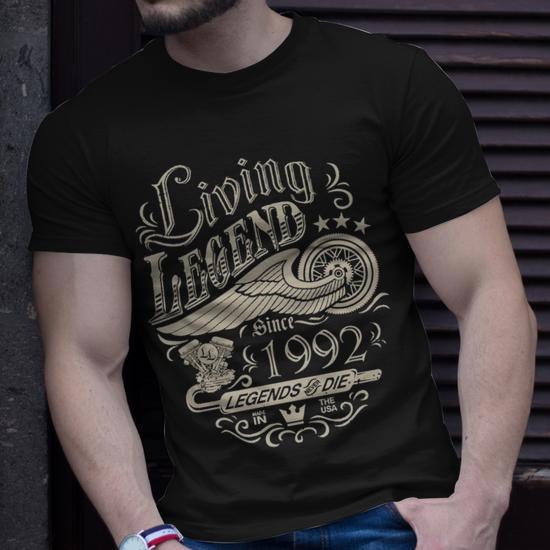 1992 Birthday Living Legend Since 1992 T-shirt - Thegiftio