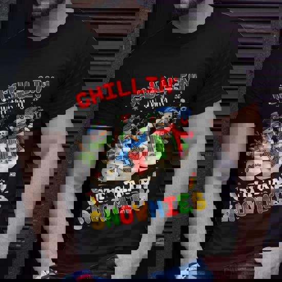 Chillin' With My 8th Grade Snowmies Christmas T-Shirt Chillin' With My 8th Grade Snowmies Christmas T-Shirt