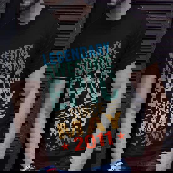 Kids Legendary Awesome Epic Since May 2011 8th Birthday Gift Tee Kids Legendary Awesome Epic Since May 2011 8th Birthday Gift Tee