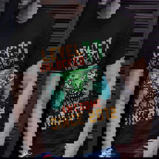 Level 11 Unlocked-11th Birthday Boy Dabbing Shirt Gift Gamer Level 11 Unlocked-11th Birthday Boy Dabbing Shirt Gift Gamer