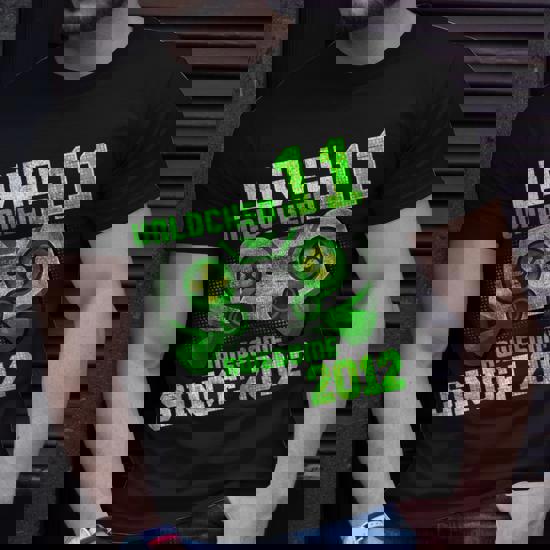 Level 11 Unlocked Shirt Funny Video Gamer 11th Birthday Gift T-Shirt Level 11 Unlocked Shirt Funny Video Gamer 11th Birthday Gift T-Shirt