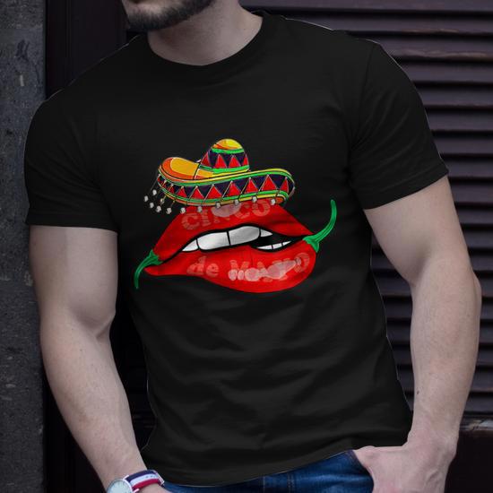 T-shirt Bébé Cinco De Mayo Dilly Dilly Hot Peppers - Coton, Taille Toddler