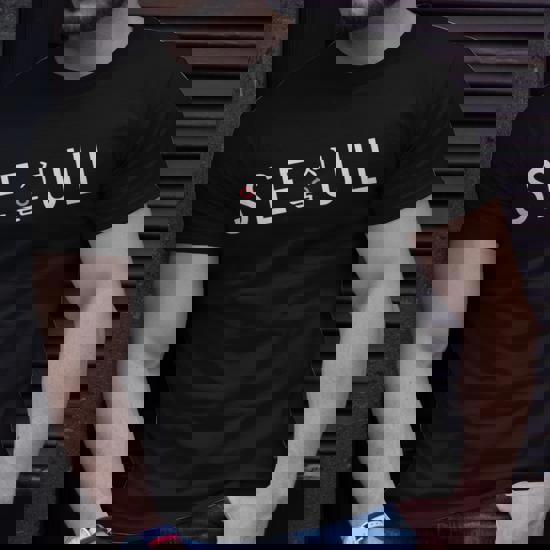 Seoul South Korea With Hangul Type T-Shirt