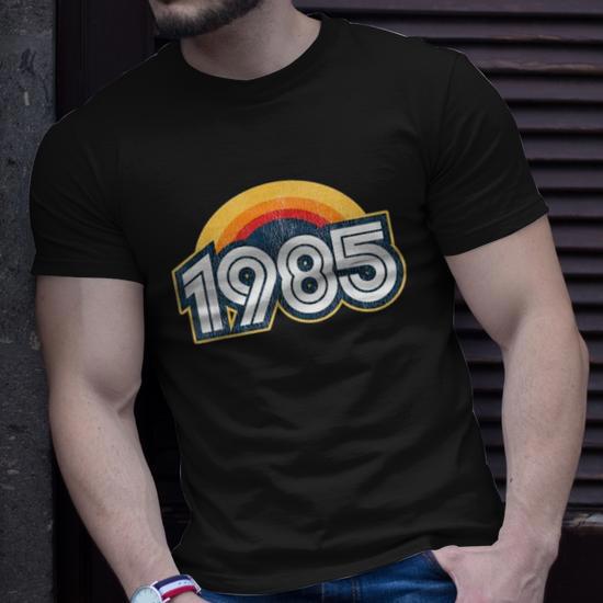 Vintage 1985 With Rainbow T-shirt - Thegiftio