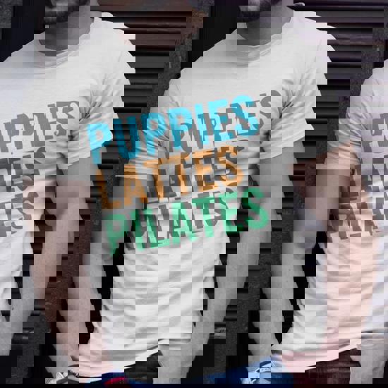 Puppies Lattes Pilates T-Shirt