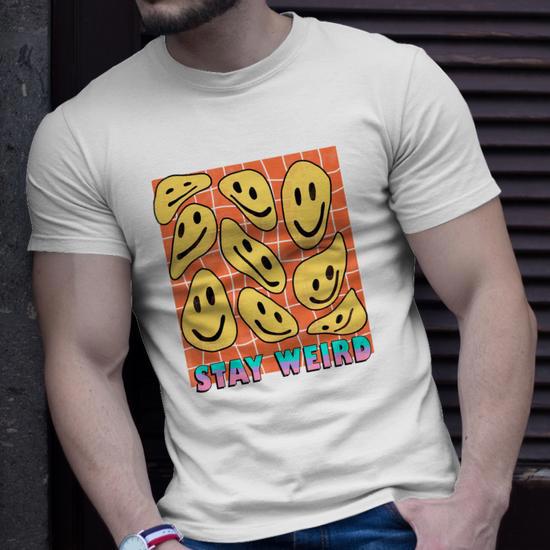 90s スマイルTシャツ SMILE T-SHIRTS 90S Rave Old Skool Smiling Face Edm Techno House Smile T-Shirt