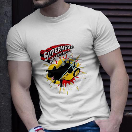 Superhero Rescue Dogs Takis Shelter Featuring Black T shirt Thegiftio UK