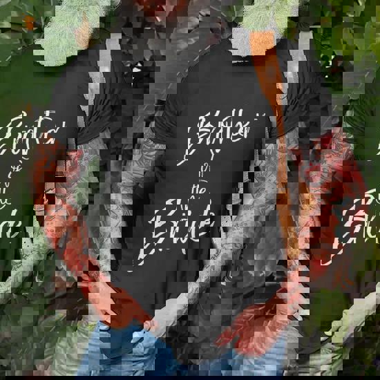 Matching Bridal Party For Brother Of The Bride T-shirt - Thegiftio UK