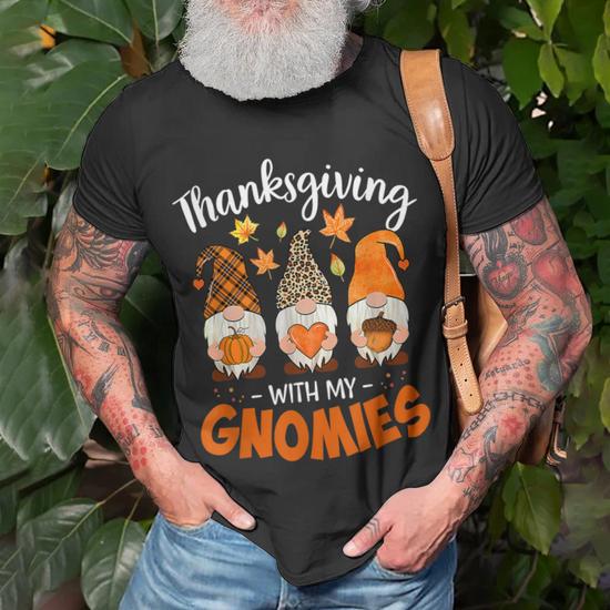 Thanksgiving Gnome Shirts For Women