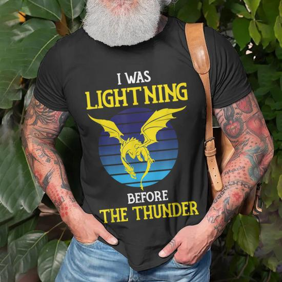 Thunder Dragon Birthday Gifts Unisex T-Shirt