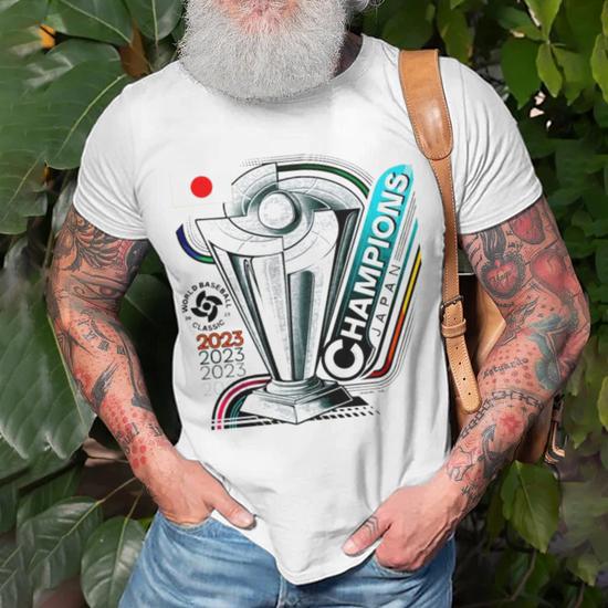2023年野球ワールドクラシック チャンピオンTシャツ XL 2023 World Baseball Classic Champions Japan Baseball Unisex T