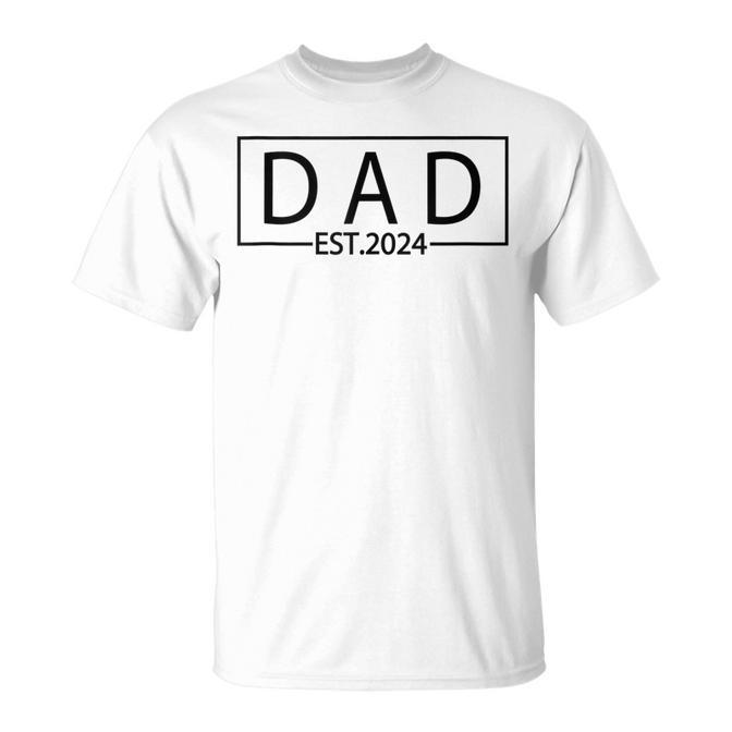 Mens Dad Est 2024 Promoted To Father 2024 First Fathers Day Unisex T Shirt   Dad Est 2024 Promoted To Father 2024 First Fathers Day Unisex T Shirt 20230423155159 H5pgyevk 