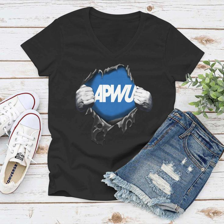 Apwu Women V-Neck T-Shirt
