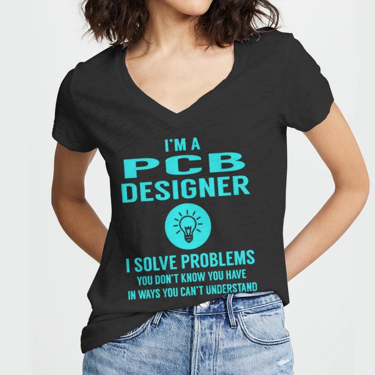 Pcb Designer Women V-Neck T-Shirt