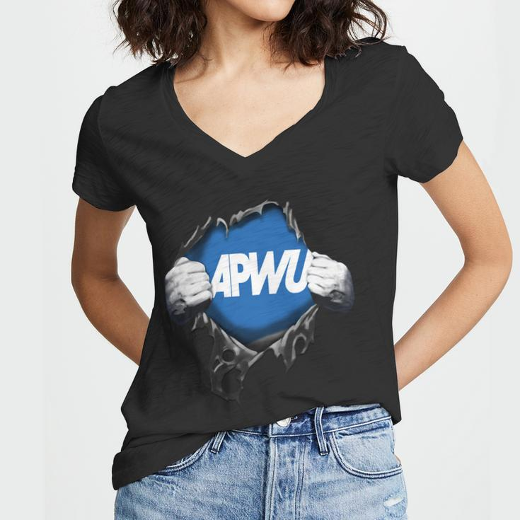 Apwu Women V-Neck T-Shirt