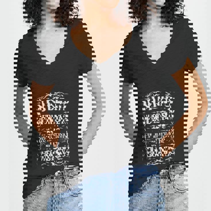 Whiskey Wednesday Women V-Neck T-Shirt