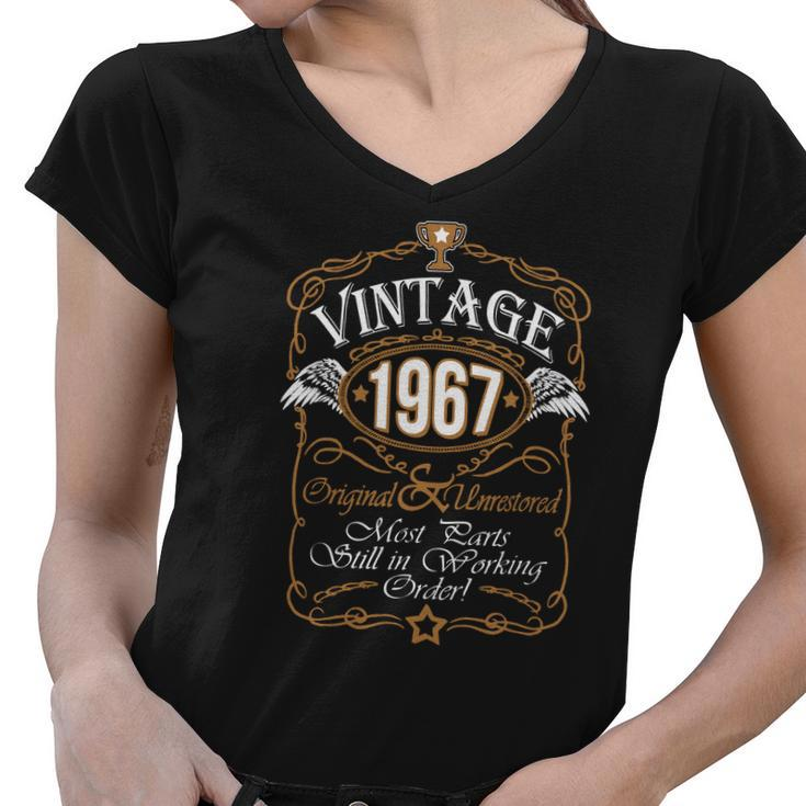 Built In 1967 Original And Unrestored T-Shirt Women V-Neck T-Shirt