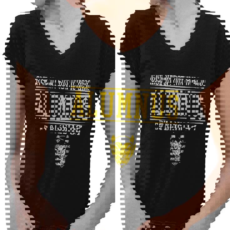 Grosse Pointe South High School Alumnus Women V-Neck T-Shirt