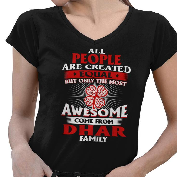 Its A Dhar Thing You Wouldnt Understand - Name Custom T-Shirts Women V-Neck T-Shirt