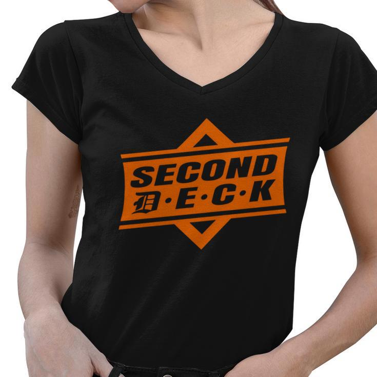 Second Deck T-Shirt Women V-Neck T-Shirt