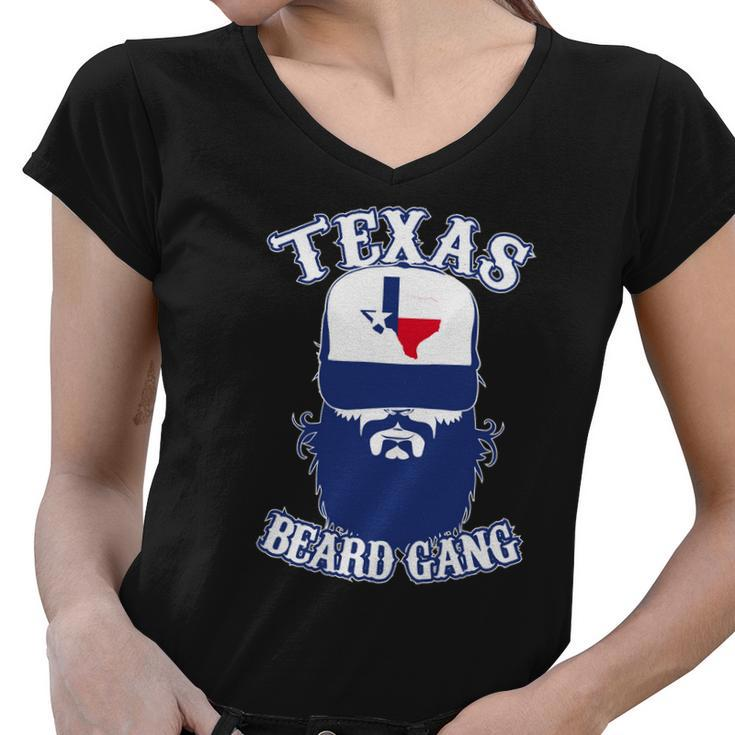 Texas Beard Gang Women V-Neck T-Shirt