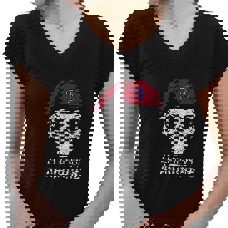 Vintage Army 82Nd Airborne All The Way Skull T-shirt - Thegiftio Vintage Army 82Nd Airborne All The Way Skull T-shirt - Thegiftio