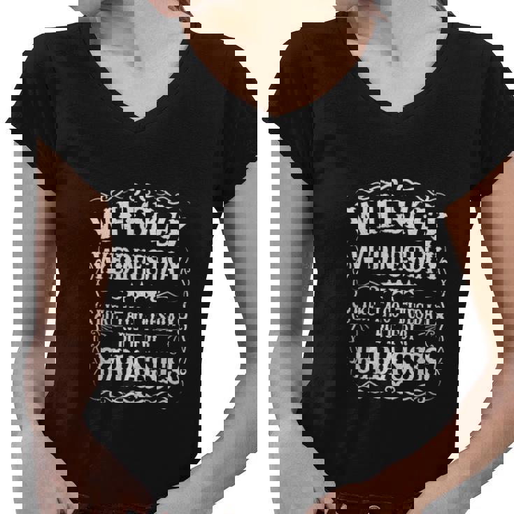 Whiskey Wednesday Women V-Neck T-Shirt