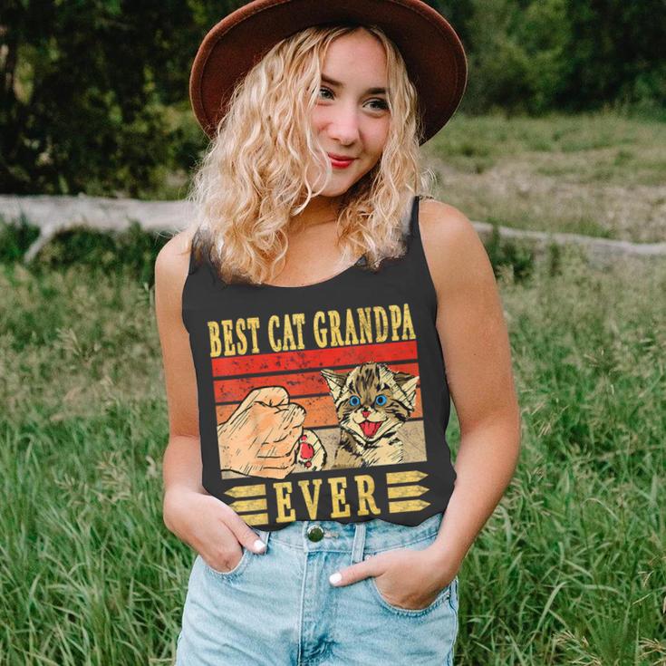 Best Cat Grandpa Ever Katzen Opa Vatertag Geburtstag Katze  Unisex Tank Top