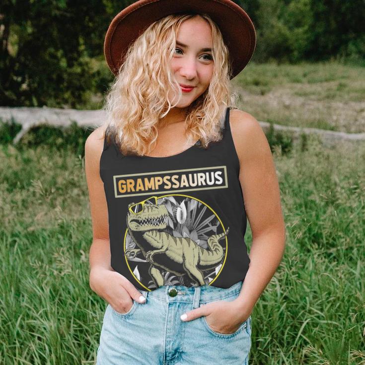 Grampssaurus Gramps Dinosaur Fathers Day Gift Unisex Tank Top