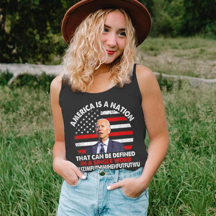 America Is A Nation That Can Be Defined In Single Word Biden Tank Top