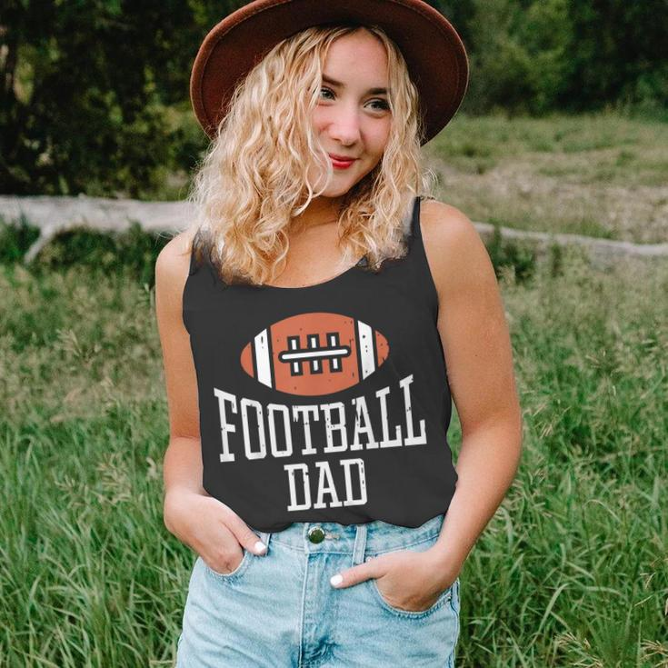 American Football Dad Vintage Game Day Sports Lover Fan Dad Unisex Tank Top
