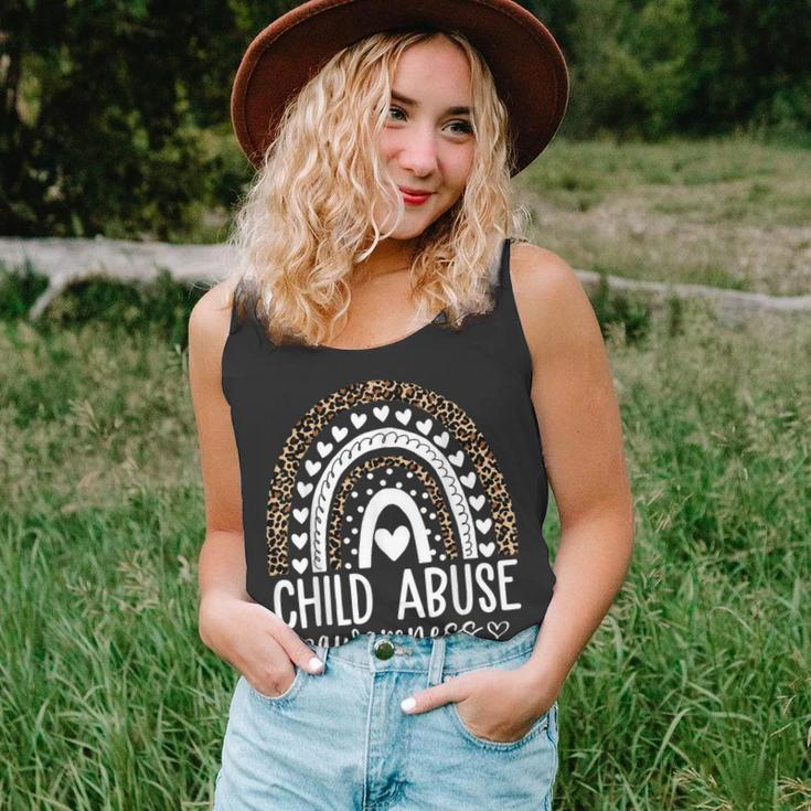 In April We Wear Blue Cool Child Abuse Prevention Awareness Tank Top
