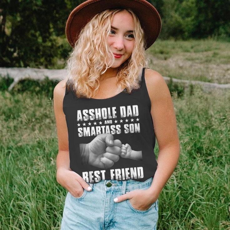 Asshole Dad And Smartass Son Best Friend For Life Funny Gift Unisex Tank Top