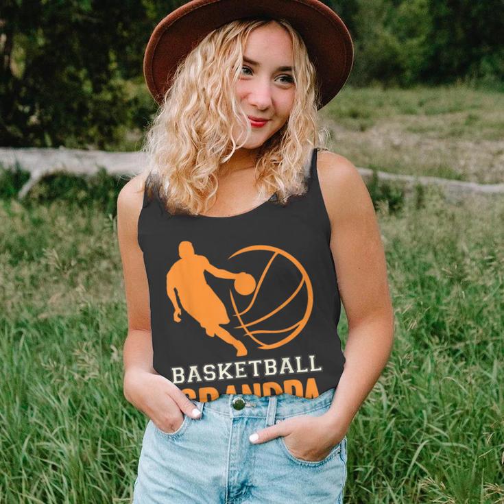 Basketball Opa Schwarzes Unisex TankTop mit Spielergrafik