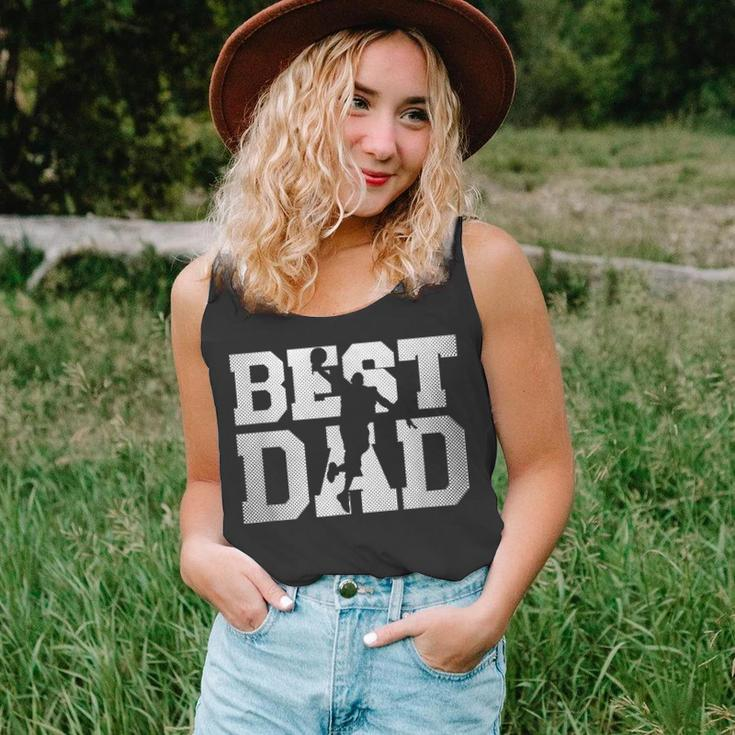 Best Basketball Dad Funny Fathers Day Vintage Men Sports Unisex Tank Top