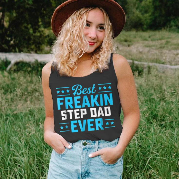 Best Freakin Step Dad Matching Family Unisex Tank Top