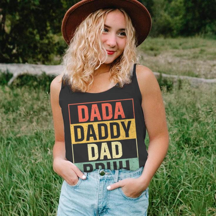 Dada Daddy Dad Bruh Funny Fathers Day Gag Gift 2023 Unisex Tank Top