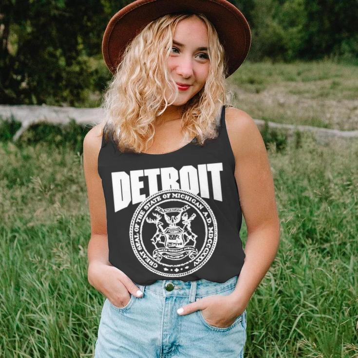 Detroit Great Seal Of The State Of Michgan Unisex Tank Top