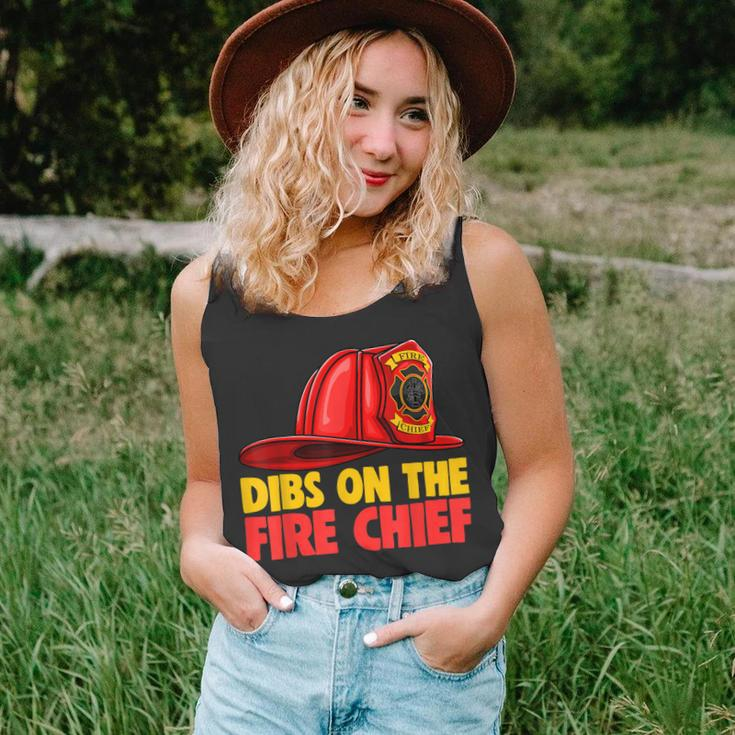 Dibs On The Fire Chief Fire Fighters Love Unisex Tank Top
