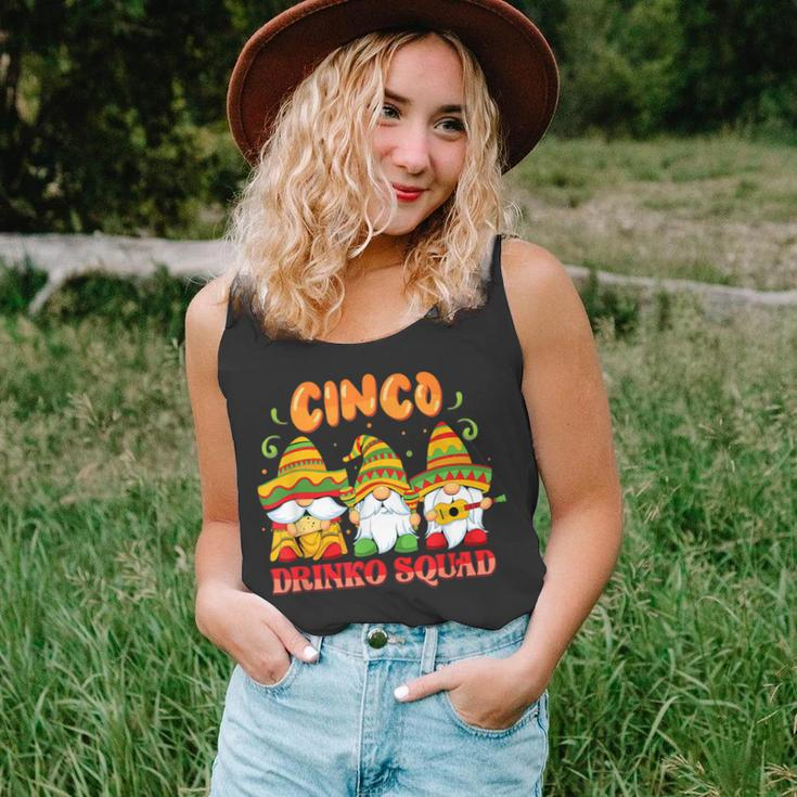 Drinko Squad Cinco De Mayo Mexican Gnomes Matching Group Unisex Tank Top
