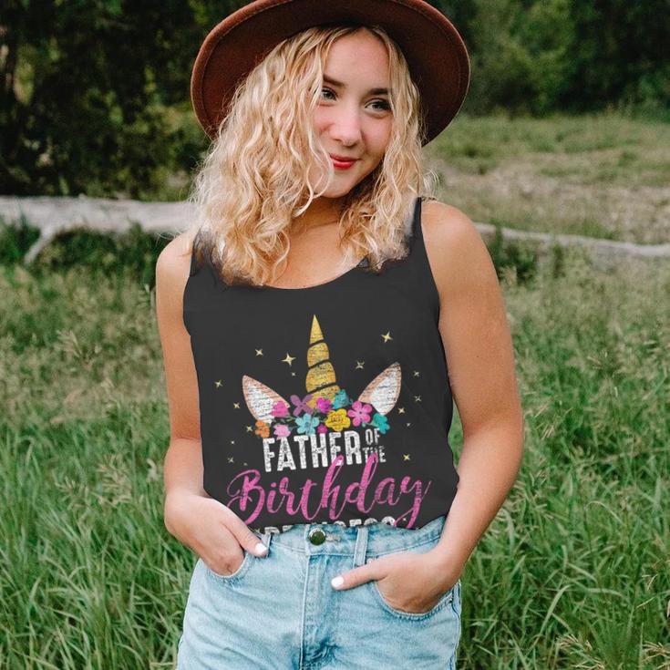 Einhorn Geburtstag Unisex TankTop für Vater der Prinzessin