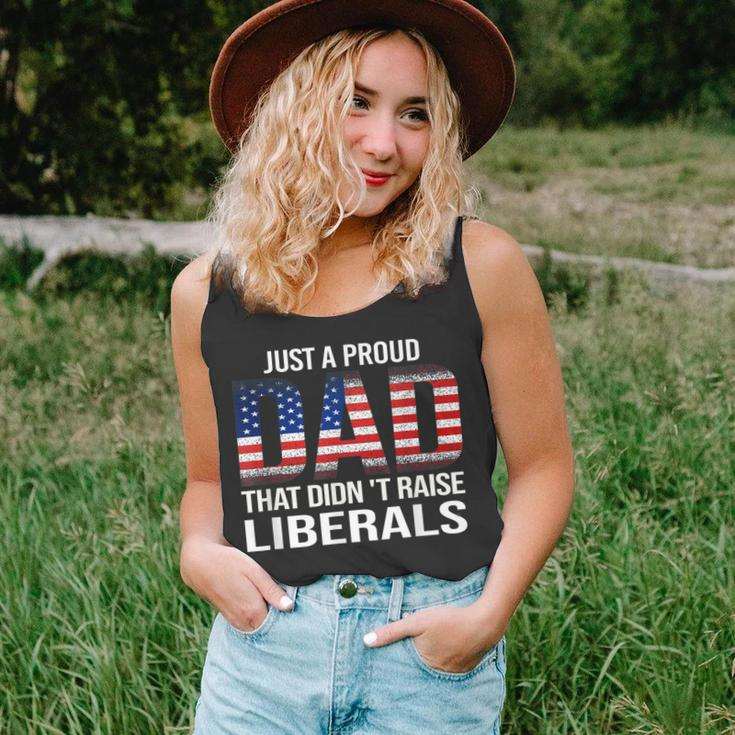 Fathers Day 2023 Just A Proud Dad That Didnt Raise Liberals Unisex Tank Top
