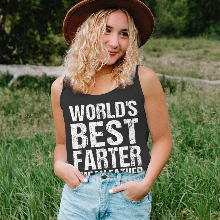 Fathers Day Retro Dad Worlds Best Farter I Mean Father Unisex Tank Top